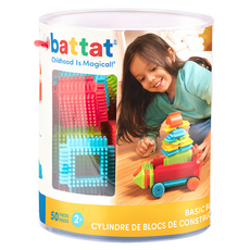 BRISTLE BLOCKS 鬃毛積木(50pcs), Multicolor, 1入