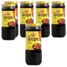 OTTOGI 不倒翁 韓式醬烤豬排醬, 240g, 6罐