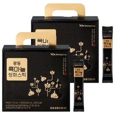 광동 흑마늘 쌍화스틱 50포, 500ml, 2개