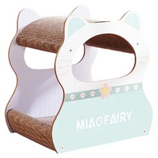 T.N.A. 悠遊 SAKURA 雙層貓抓屋 瓦楞紙 貓抓板玩具, 1個