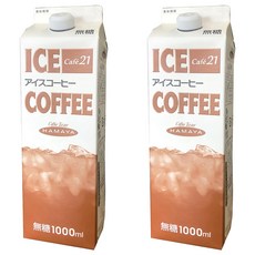 HAMAYA Café 21 黑咖啡 無糖, 2個, 1L