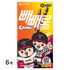 PEPERO Crunky KBO LG Twins, 39g, 6個