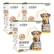 毛掌 保健品 貓咪 腸胃健康益生菌 2g, 幫助消化/維持腸道健康, 30包, 3盒