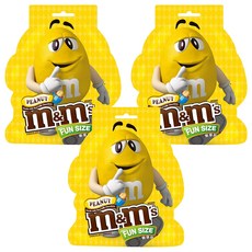 M&M's 花生巧克力 樂享包, 含美國花生, 214.8g, 3袋