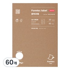 Formtec 文件索引標籤紙 LQ-3629, 12格, 60個