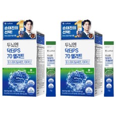위바이옴 정품 두뇌엔 닥터PS 70 엘리트 포스파티딜세린 테아닌 30p, 60g, 2개