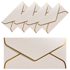 高級信紙零用錢信封, 白色, 5個