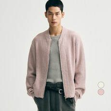 noirer 男女通用圈圈紗拉鍊開襟衫