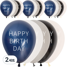 Sempertex 生日大寫字母豪華氣球 20入組 30cm, 混合色, 2套