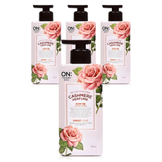 온더바디 캐시미어 퍼퓸 스위트 러브 바디로션, 400ml, 4개