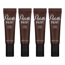 미샤 팔레트 페인트 젤 라이너 6g, 브라운, 4개