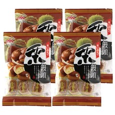 拉曼栗子饅頭8顆入*4袋組,日式傳統點心,獨立包裝方便攜帶, 120g, 4袋