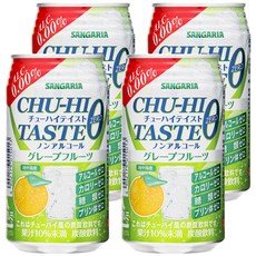 SANGARIA 無酒精葡萄柚飲料 零卡路里零糖零嘌呤, 350ml, 4罐