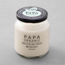 파파오가닉 유기가공식품 인증 참좋은 목초 그릭요거트 가당, 300g, 1개