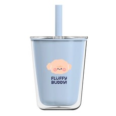 LocknLock 樂扣樂扣 雙層吸管杯 HAP529OBLU AS-CN, 海洋藍, 720ml, 1個