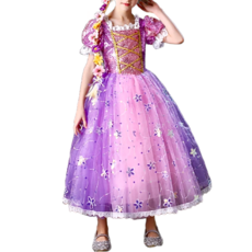 Rapunzel 長髮公主樂佩 萬聖節表演服, 長髮公主變裝服, 1組