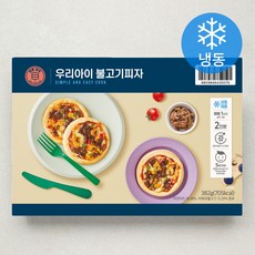 우리 아이 불고기피자 만들기 2인분 (냉동), 382g, 1개