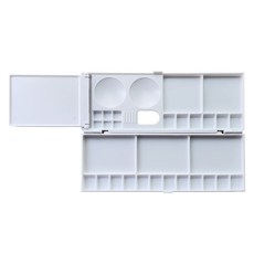 Baegot畫具 高級顏料美術調色盤, 1個, 18格