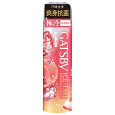 GATSBy 冰漩爽身噴霧 冰涼蜜桃, 216ml, 1件