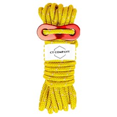 씨티컴퍼니 4M 야광 캠핑 고정 로프, 옐로우