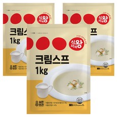 Sikjajae Wang 即食奶油濃湯, 3個, 1kg