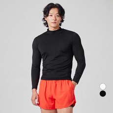 캐럿 남성용 기능성 반목 터틀 긴팔 언더레이어 티셔츠