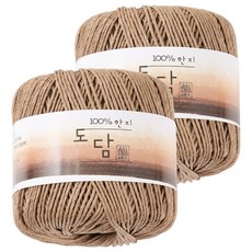 Dodam 編織毛線, 2002 深米色, 2個