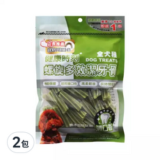 Chewy Time 健康時刻 全犬螺旋多效潔牙骨, 海藻 + 雞肉, 290g, 2包