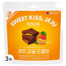JeKiss 濟州柑橘巧克力 6入, 48g, 3個