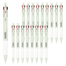 자바펜 N제트 3볼 펜 0.7mm, 그린, 18개
