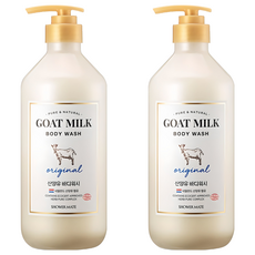 Shower mate 山羊奶經典沐浴乳, 800ml, 2瓶