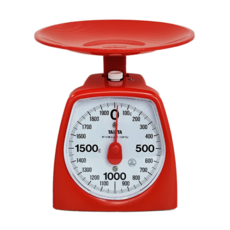 TANITA 塔尼達 廚房秤 紅色 最小刻度10g, 37143937, 2kg