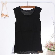 스타 하늘하늘 브이넥 수유 민소매 조끼