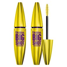 메이블린 콜로썰 빅샷 마스카라 10ml, 블랙, 2개