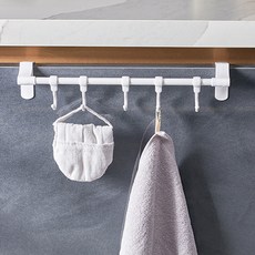 廚房櫥櫃水槽層架 門用掛鉤 多功能掛架, 單一顏色