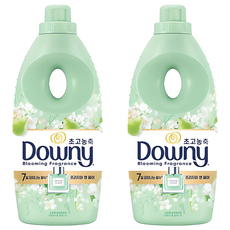 Downy 香氛衣物柔軟精 小蒼蘭&英國梨香, 1L, 2瓶