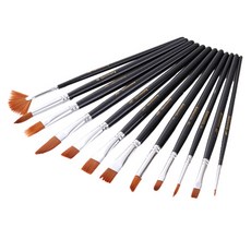 Edenstol 水彩畫筆12件組 黑色, 1套