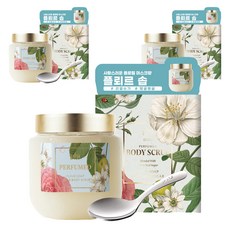 플루 퍼퓸드 슈가 바디 스크럽 플로럴 머스크향, 500g, 3개
