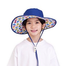 썬글레이드 아동용 UV 와이드 와이어챙+휘슬 캠핑햇