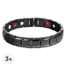 KODACHIEF 자석 팔찌 타잎1 블랙, 3개