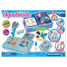 Aquabeads 24 色豪華嬰兒珠 DIY 套裝, 1個, 混色