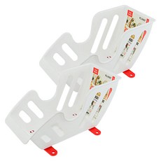 KEYWAY 聯府 防傾倒鍋蓋碗盤分隔架 鍋蓋收納架 17.2 × 31.3 × 15.1cm 2個, 隨機顏色, 1組