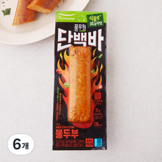 풀무원 식물성 지구식단 단백바 불두부, 75g, 6개