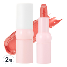 더페이스샵 몰랑이 뉴 볼드 쉬어 글로우 립스틱, 02 생기몰랑, 4g, 2개