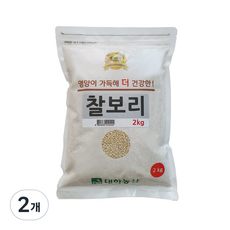 대한농산 찰보리 잡곡, 2kg, 2개
