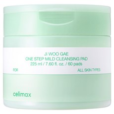 celimax 韓國原廠直供 去角質橡皮擦溫和卸妝潔膚棉片, 60片, 1罐