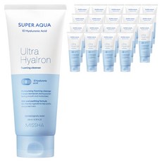 미샤 수퍼 아쿠아 울트라 히알론 포밍 클렌저, 200ml, 20개