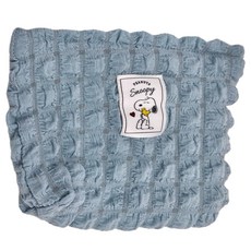 Kiiwi O SNOOPY 史努比 雲朵收納包 朦朧灰藍, 24 x 5 x 18cm