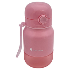 partita 帕緹塔 矽膠彈蓋水壺 176g, 玉粉, 350ml, 1個