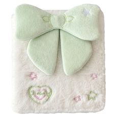 마르벨라 아이돌 6공 포토카드 리본 정리 앨범, 화이트그린, 40매